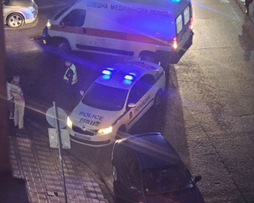Автомобил блъсна мъж и жена в Благоевград