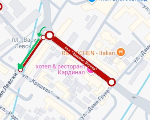 Важно за благоевградчани! Затваря се ул.  Джеймс Баучер  от неделя вечер до петък вечер