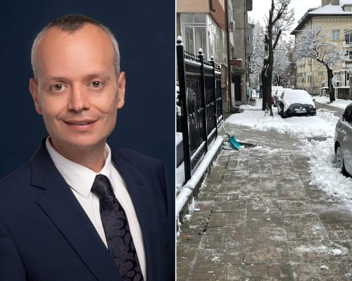 Кметът Методи Байкушев за снежната обстановка в Благоевград: Приятен и спокоен ден и не забравяйте, че тротоарите пред жилищните сгради са ангажимент на живущите. Вече почистих пред нас. Очакавам да го направите и Вие.
