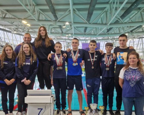 Отборът на GD Sport Благоевград  стана шампион на България на Държавно първенство по плуване