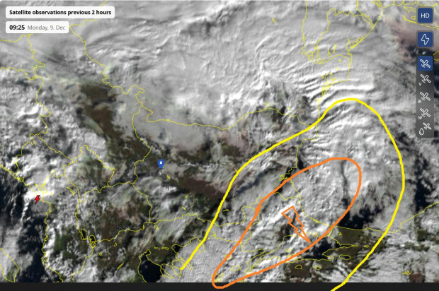 Внимание: Предупреждение за Благоевград от Meteo Balkans Внимание: Предупреждение за Благоевград от Meteo Balkans