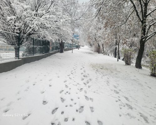 Сняг, виелици и студ през уикенда