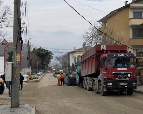 Улица Свобода в Петрич с нов облик