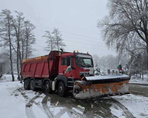 Близо 200 снегорина обработват пътищата в страната, съобщи АПИ