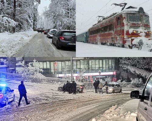 Населени места останаха без ток, пътища бяха затворени, а влакове спрени във втория ден на Коледа