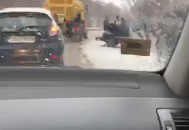 Бус катастрофира на прохода Предел Бус катастрофира на прохода Предел