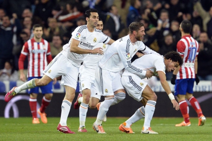 Отборът на Реал Мадрид победи с 3:0 Атлетико Мадрид
