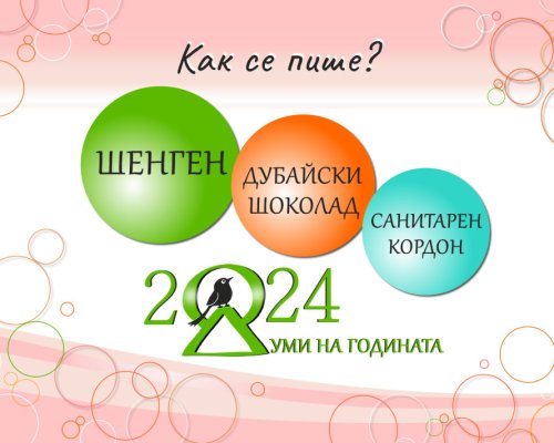Думите на 2024 за България: Шенген, дубайски шоколад и санитарен кордон
