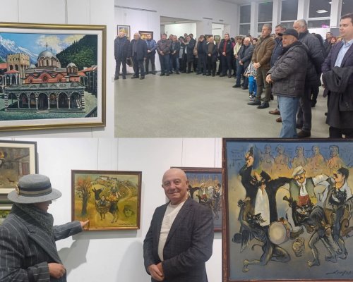 Бизнесменът Сашо Милчев показа изложба живопис от частната колекция в Градската художествена галерия в Благоевград