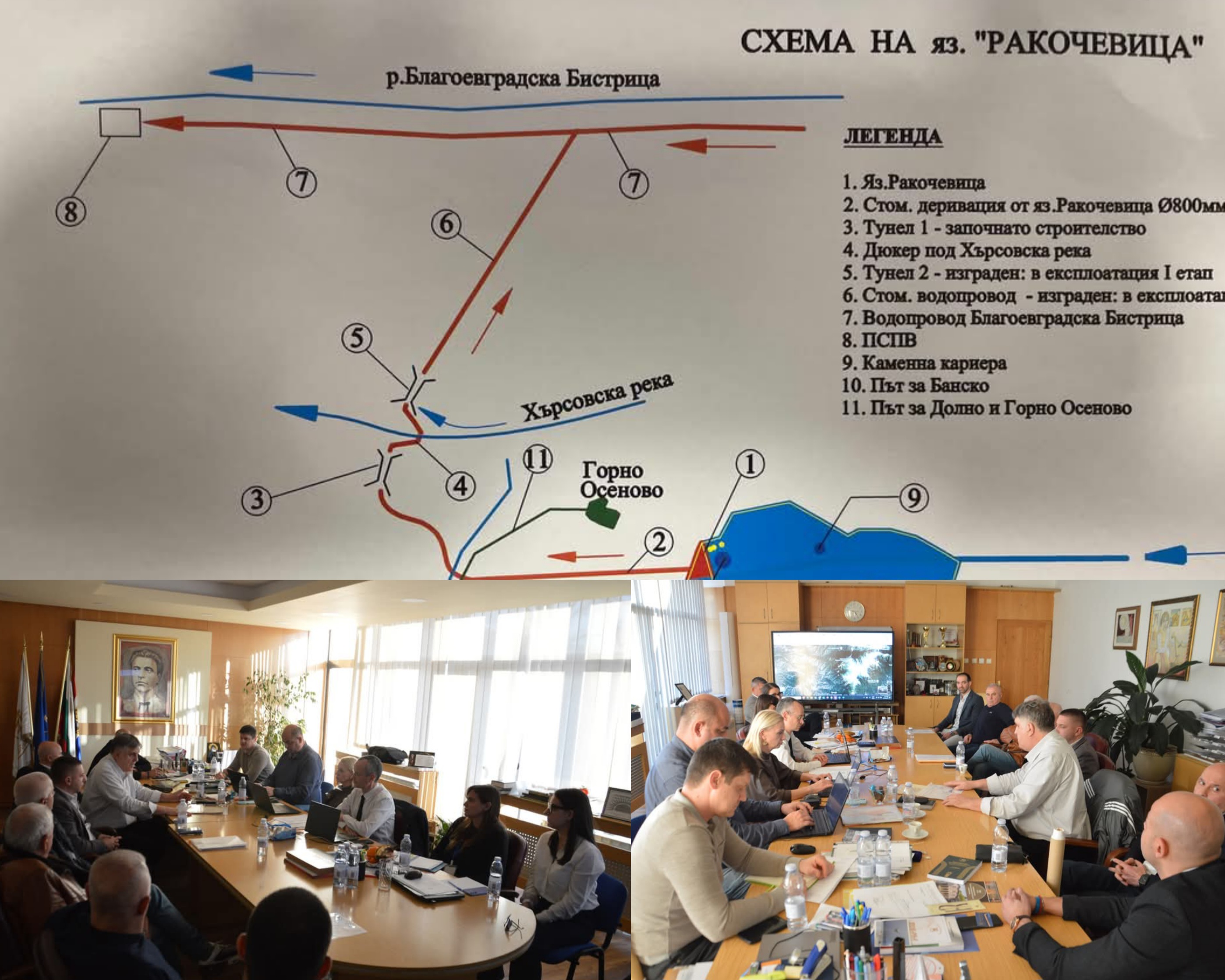 Първа подготвителна среща за създаване на инициативен комитет за възобновяване на проекта за яз. Ракочевица над Благоевград Първа подготвителна среща за създаване на инициативен комитет за възобновяване на проекта за яз. Ракочевица над Благоевград