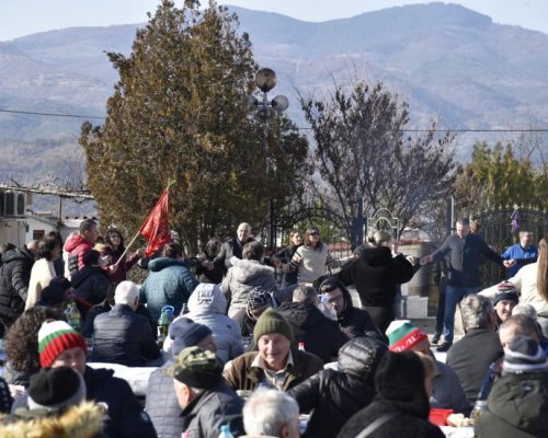 Веселба в с. Полето за Свети Трифон