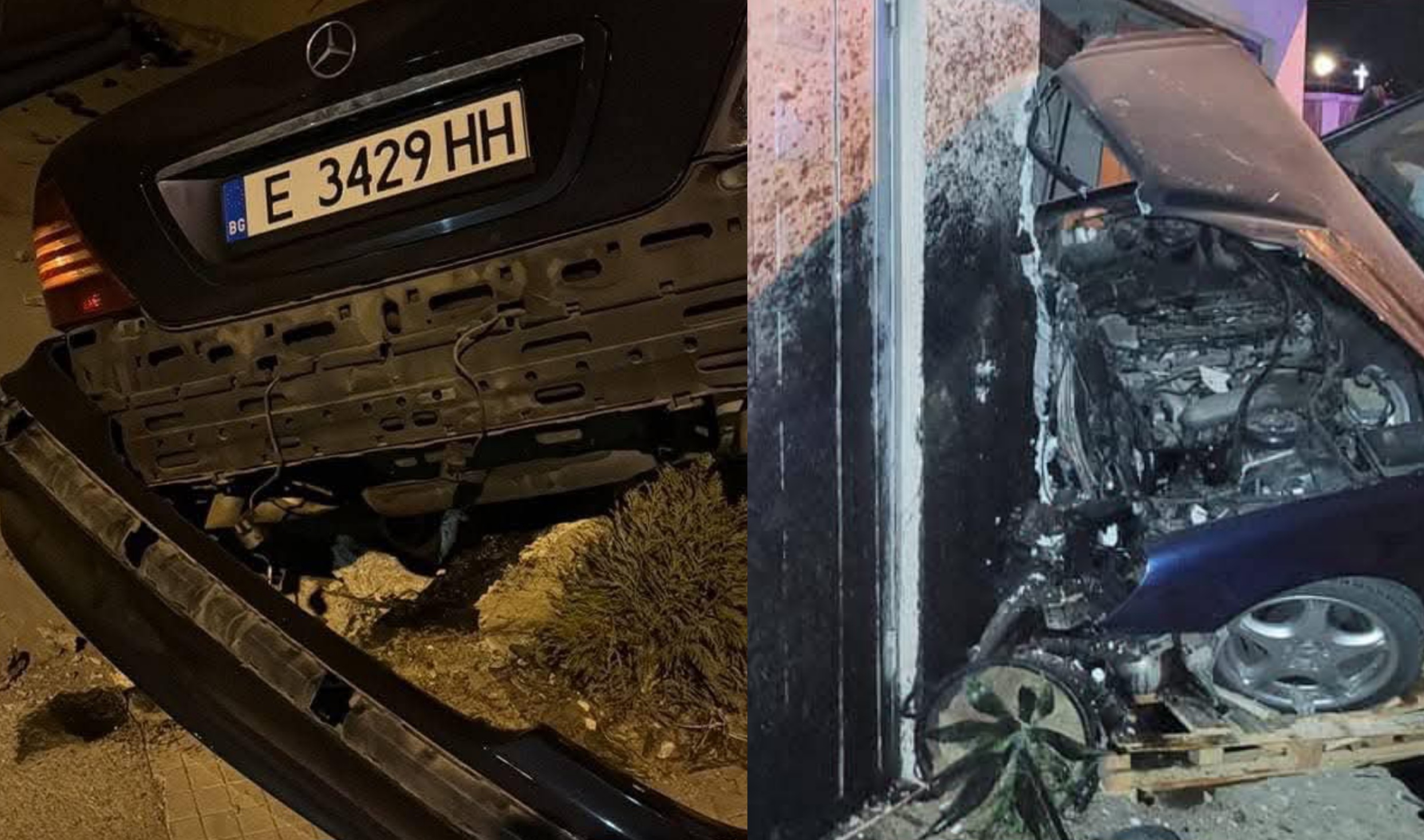 Среднощна катастрофа в Благоевград