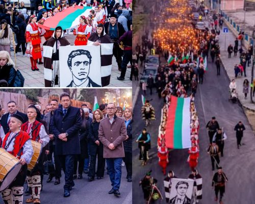ПАМЕТ! Стотици запалени факли-Петрич се поклони пред делото на Апостола
