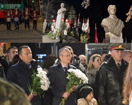 Паметно шествие постави началото на програмата по отбелязването на 152 години от обесването на Васил Левски в Благоевград