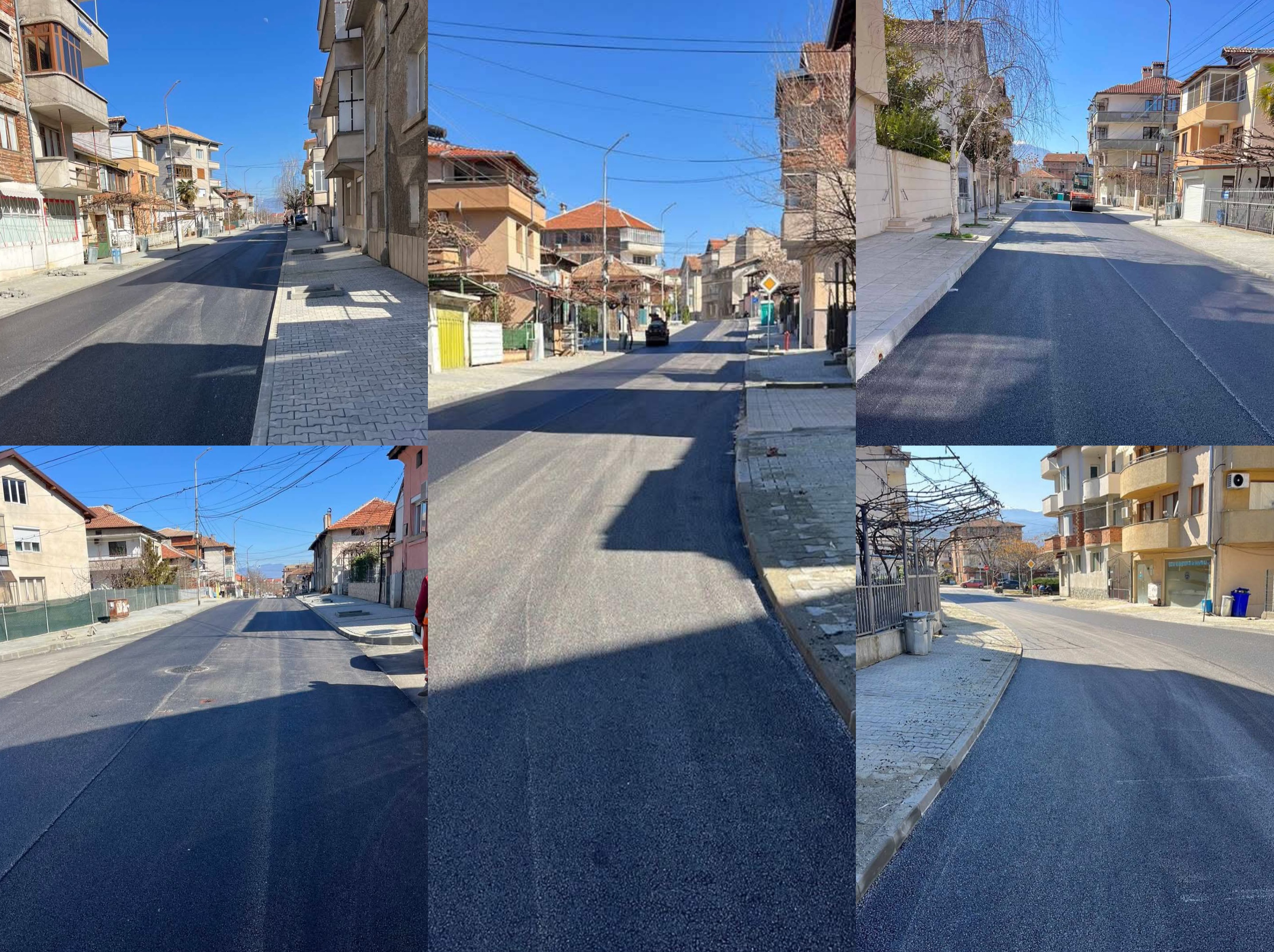 Приключи полагането на асфалта по ул. 22-ри Октомври в отсечката от ул. Връх Китка до ул. Цар Симеон