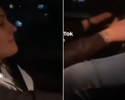 Млада жена шофира с вдигнати на таблото крака, похвали се в TikTok