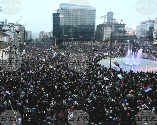 Ескалация в Сърбия, какво се случи на най-големия антиправителствен протест