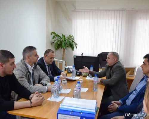 Кметът Атанас Стоянов обсъди с министър Иванов инфраструктурните проекти на община Сандански!