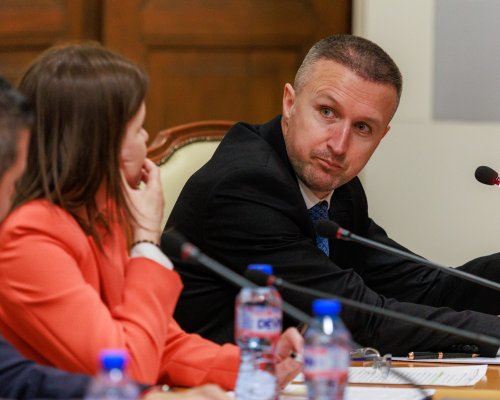 Зам. председателят на НСОРБ Радослав Ревански в работната среща на НСОРБ