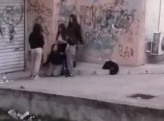 На колене!: 14-годишни момичета се гаврят и бият своя връстничка, пореден случай, който шокира обществото На колене!: 14-годишни момичета се гаврят и бият своя връстничка, пореден случай, който шокира обществото