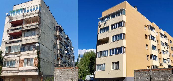 Санират четири блока в Гоце Делчев Санират четири блока в Гоце Делчев