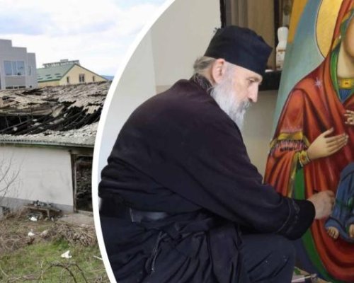 Рилският монах-зограф отец Павел рисува Богородица за Кочани