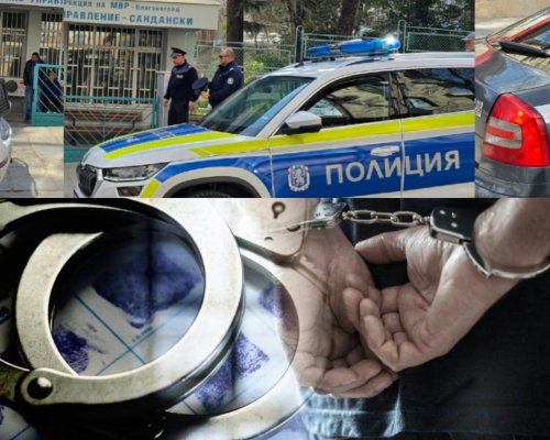 Ченгетата задържаха Ицо Катерицата и Митко Шавков за счупената витрина на магазина Бамбино в Сандански