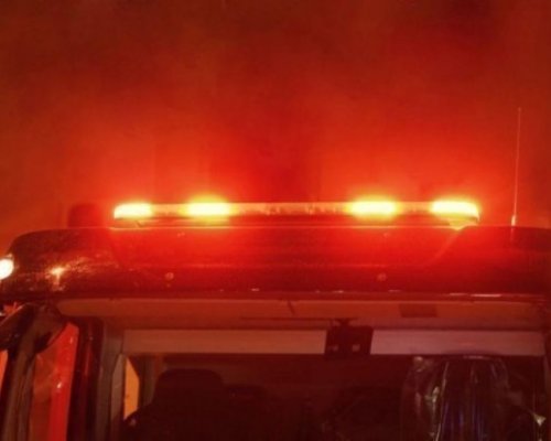 Пожар в цех за мрамор в Струмяни