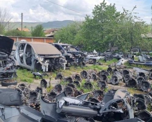 Удариха автоморга край Кюстендил, търгувала с крадени авточасти у нас и в Италия