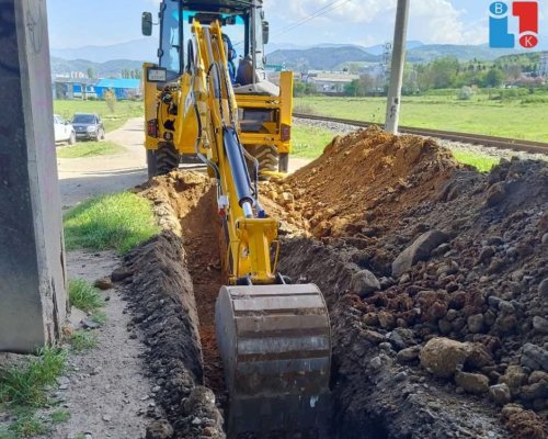 Реконструкция на главния водопровод в кв. Струмско в Благоевград(СНИМКИ)