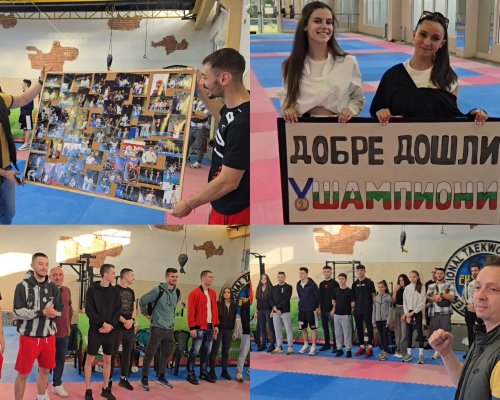 Таекондистите от Фолкън покориха Европа! Благоевград посреща своите златни бойци