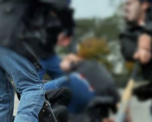Масов бой пред казино в Гоце Делчев