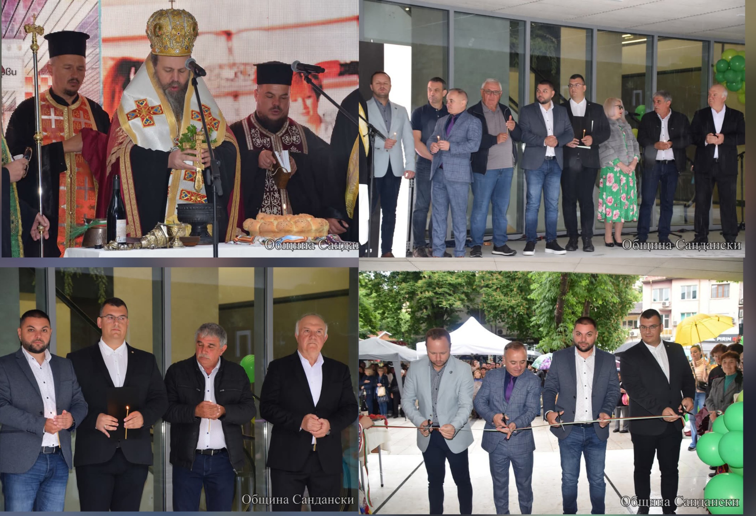 Кметът Атанас Стоянов преряза лентата на обновения Търговски център-ГУМ Сандански