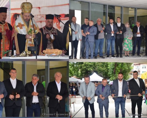 Кметът Атанас Стоянов преряза лентата на обновения Търговски център-ГУМ Сандански
