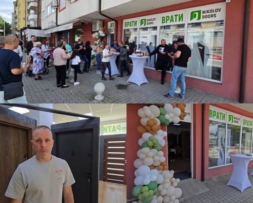 NIKOLOV DOORS откри магазин за входни и интериорни врати в Благоевград