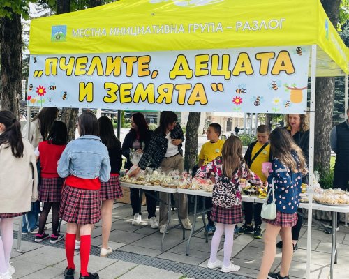 Празник -Пчелите, децата и земята, организираха деца и учители от Иновативно начално училище Яне Сандански, гр. Разлог