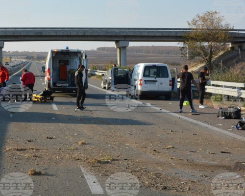 Тежка катастрофа с жертва е станала на магистрала Тракия