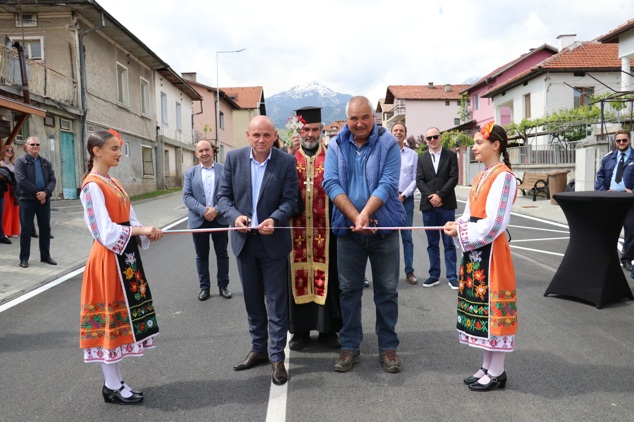 Улица Солун в Банско с нов облик Улица Солун в Банско с нов облик