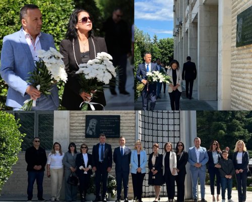 Областният управител Георги Динев почете паметта на Джовани Фалконе