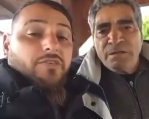 Скандално видео : Мъже от Симитли искат протест в подкрепа на задържаните, пребили полицай снощи в Благоевград