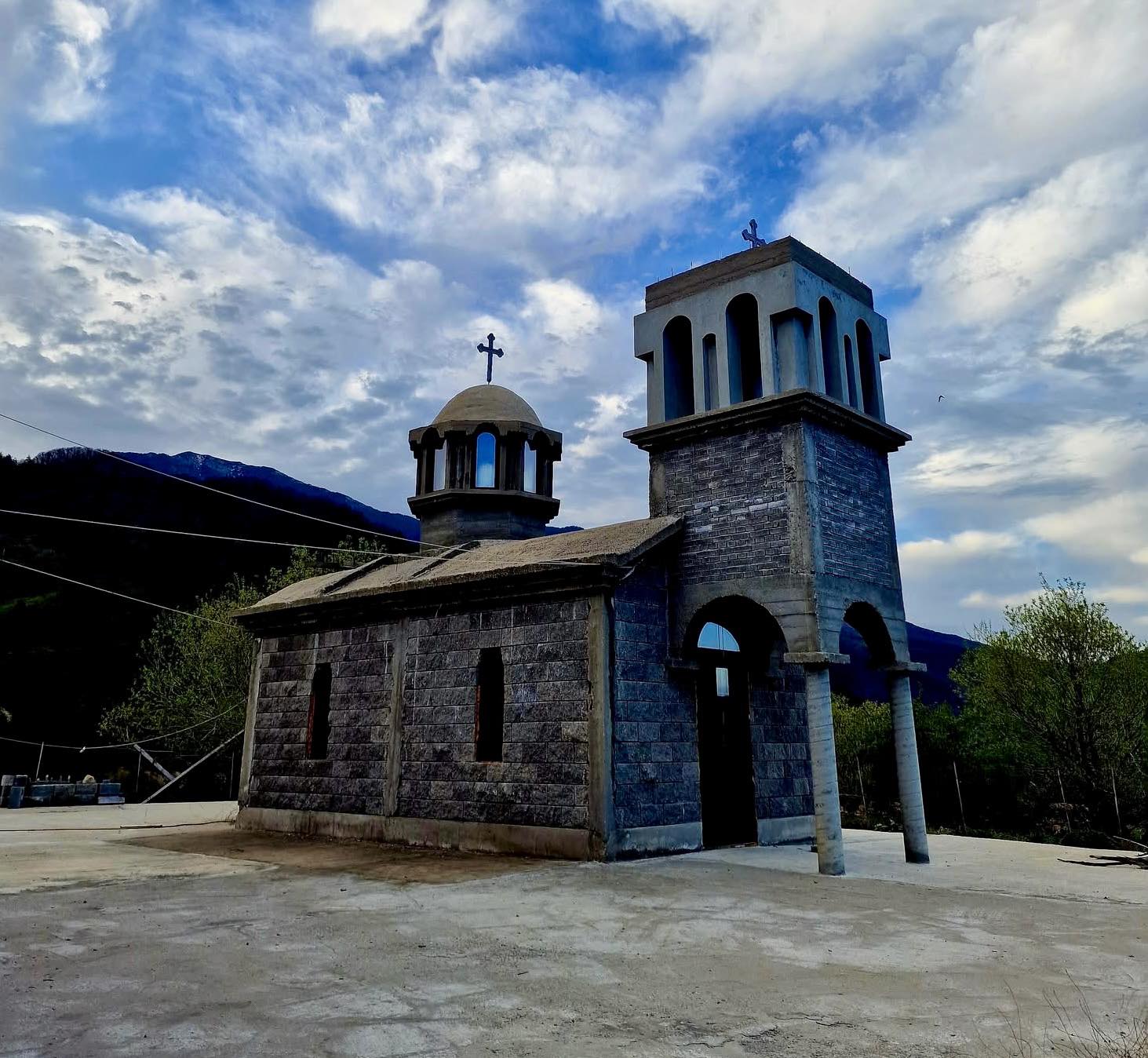 Празничен водосвет по случай храмовия празник в махала Полена, Кресна