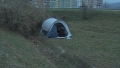 Празна палатка, опъната в храстите край ГП Е-79 вдигна на крак полицията в Благоевград