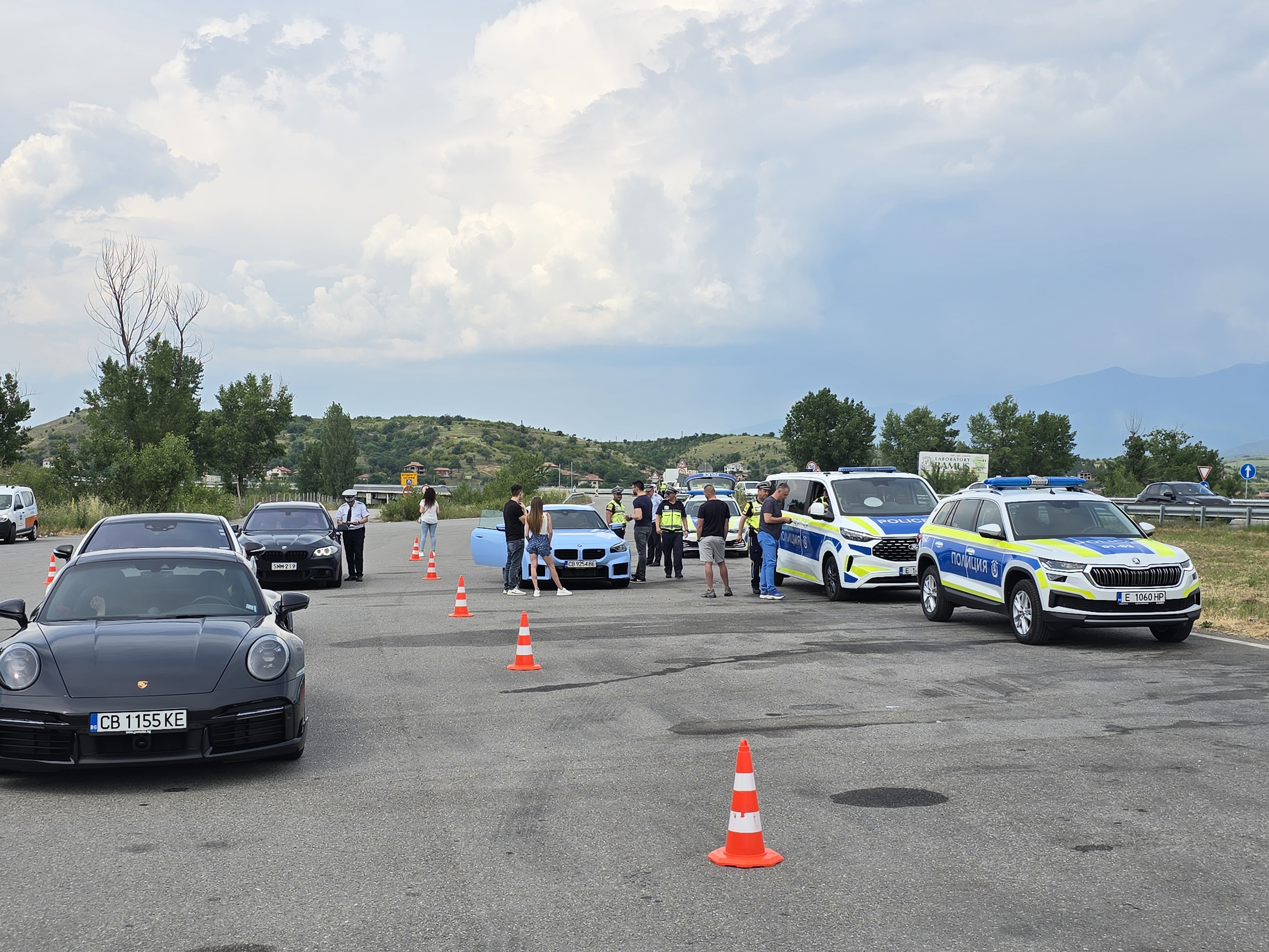 В област Благоевград се проведе специализирана полицейска операция по метода Широкообхватен контрол
