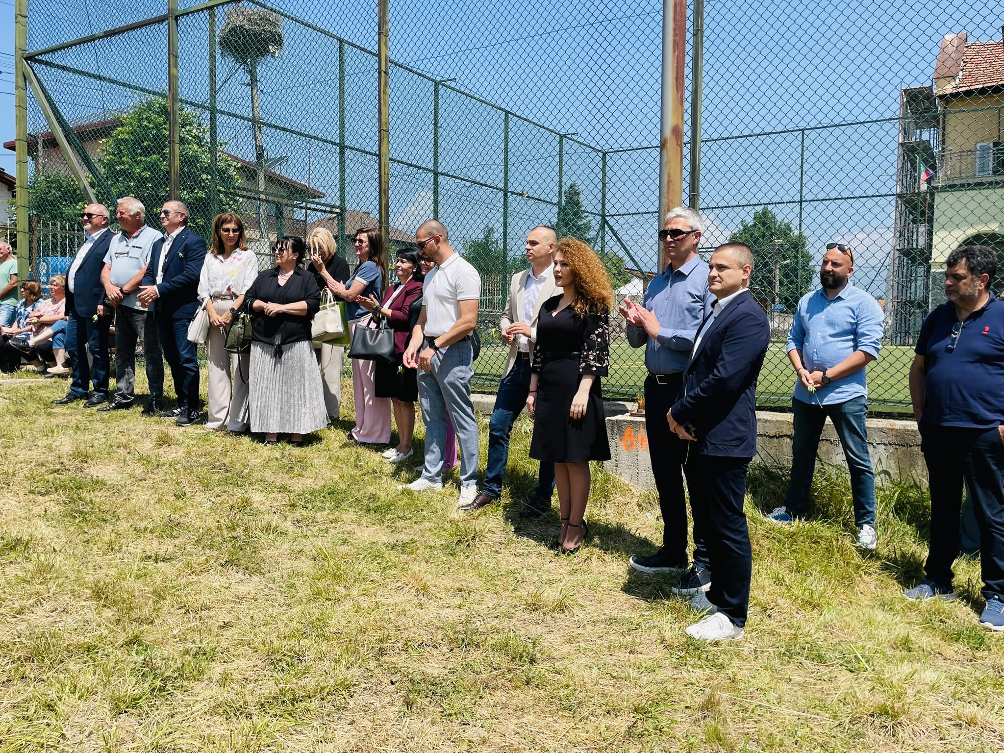 Водосвет и първа копка за дългоочаквания физкултурен салон в ОУ Св. Паисий Хилендарски, с. Баня