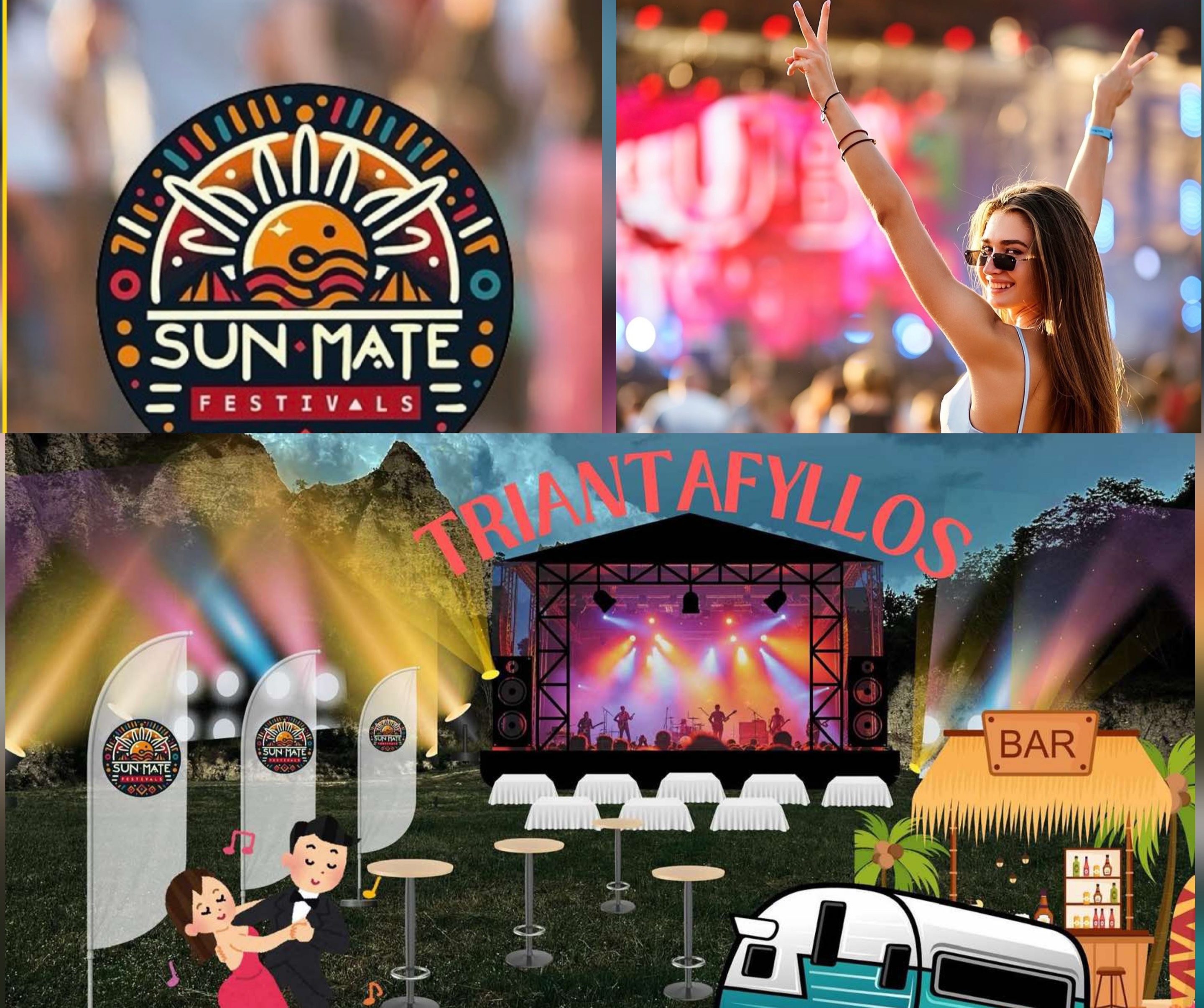 Музика, слънце и танци под Мелнишките пирамиди: Sun Mate Festivals идва на 21 юни с гръцката звезда Триандафилос