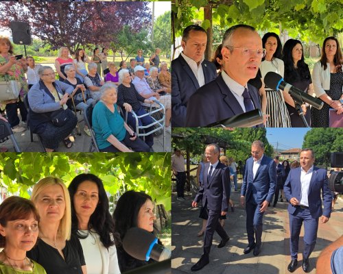 Министър Борислав Гуцанов и кметът Методи Байкушев дадоха старт на началото на мащабен ремонт в Дома за стари хора  Света Петка  в Благоевград