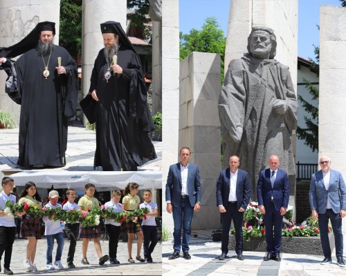 БАНСКО ЧЕСТВА ДЕНЯ НА СВЕТИ ПАИСИЙ ХИЛЕНДАРСКИ С ПРАЗНИЧНИ БОГОСЛУЖЕНИЯ И ТЪРЖЕСТВО ПРЕД ПАМЕТНИКА НА ВЪЗРОЖДЕНЕЦА