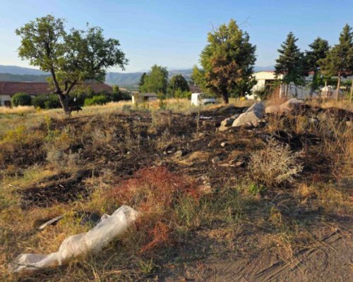 Пожар е горял в бившия стопански двор на симитлийското село Крупник