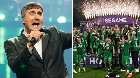 Веселин Маринов подари песен на Лудогорец
