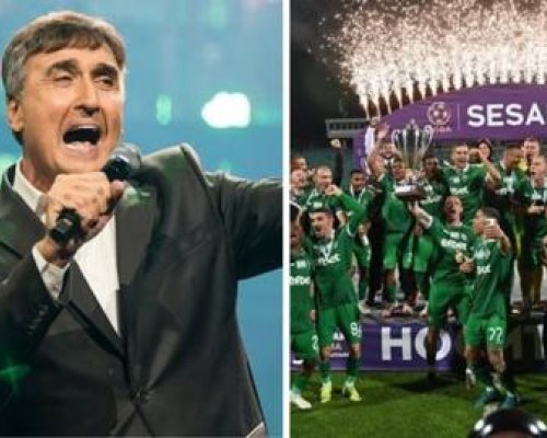 Веселин Маринов подари песен на Лудогорец